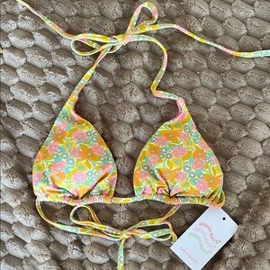 Floral Bikini Swim Top 🌸